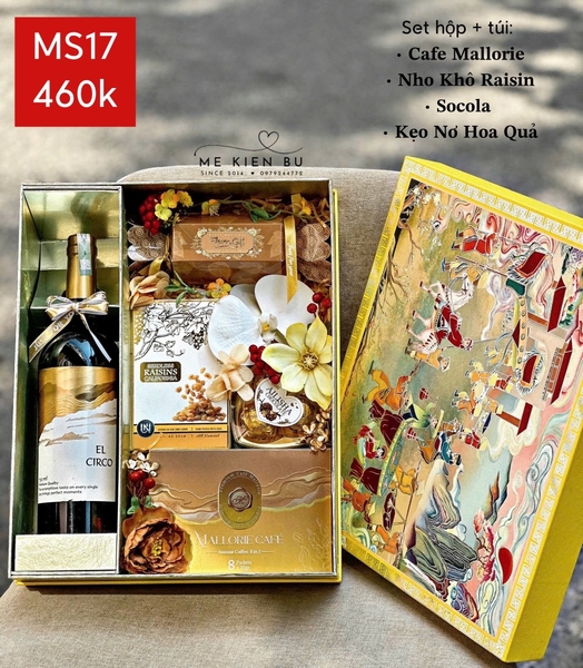 Set Quà Tết Hộp Túi MS17 - VÀNG