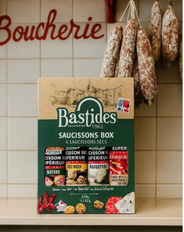 Salami Bastides Pháp 4 vị *80g