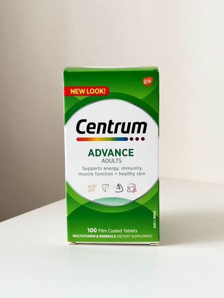 Vitamin tổng hợp cho người lớn Centrum Advance for Adults 100 viên ( mẫu mới )