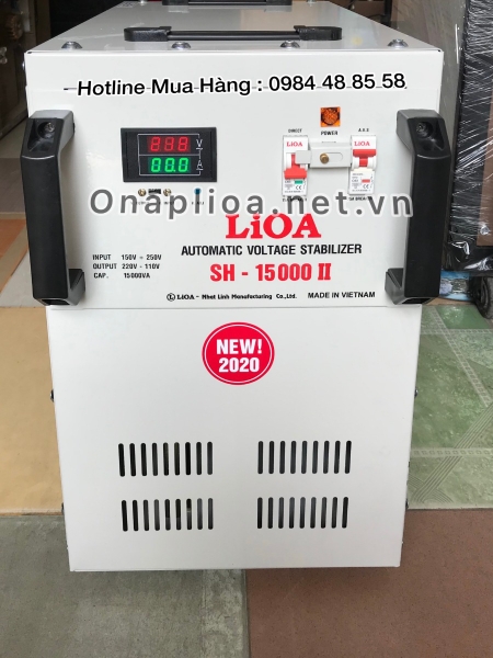 Ổn áp lioa 15KVA , LIOA SH - 15000II DẢI 150V- 250V