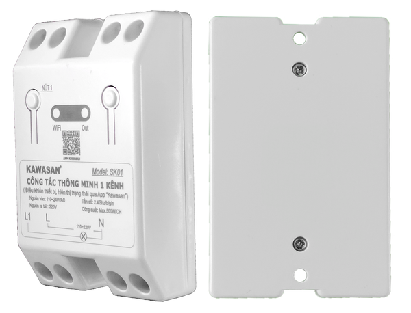 Công Tắc Wifi Thông Minh 1 Kênh SK01