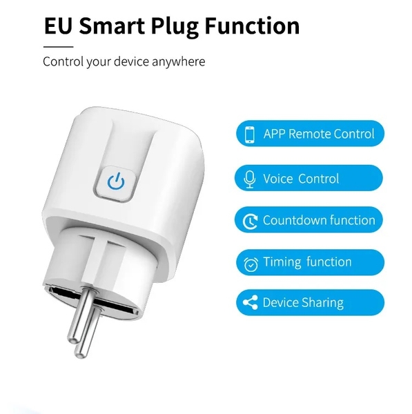 Ổ Cắm Thông Minh Wifi Smart Life 20A