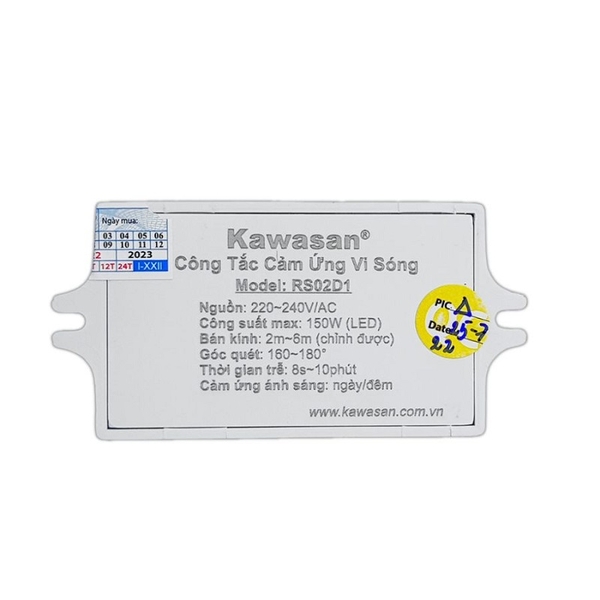 Công Tắc Cảm Ứng Rada Vi Sóng RS02D1