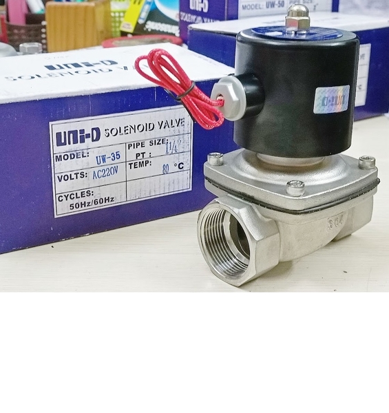 Van điện từ inox 304 phi 42 uw-35