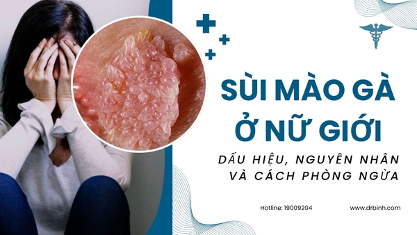 Bệnh sùi mào gà ở nữ giới: Dấu hiệu, nguyên nhân và cách phòng ngừa
