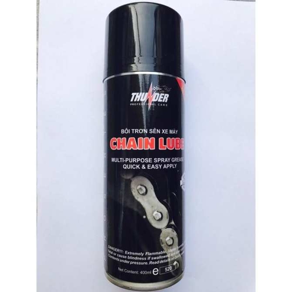 Xịt bôi trơn sên THUNDER Chain Lube 400ml