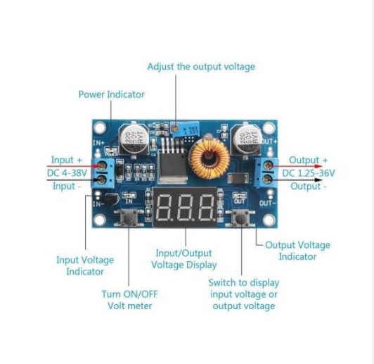 Mạch Hạ Áp 75W XL4015
