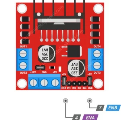Module Điều Khiển Động Cơ Bước L298N