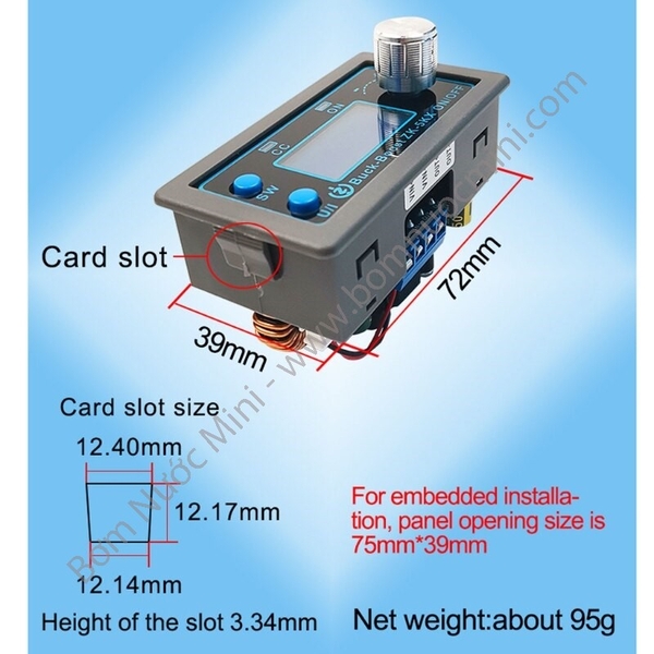 Mạch Hạ Áp 6V-36V Xuống 0,6V-36V 5A 80W ZK-5KX