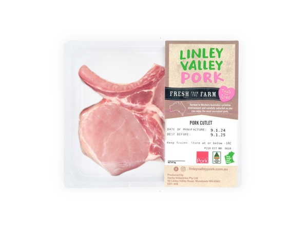 Thịt heo cốt lết (Pork Cutlet – Linley Valley Pork Australia)