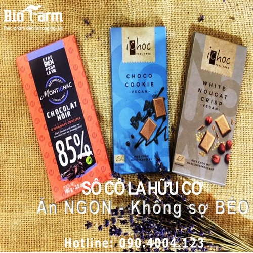 Socola organic (hữu cơ) - NK từ Châu Âu