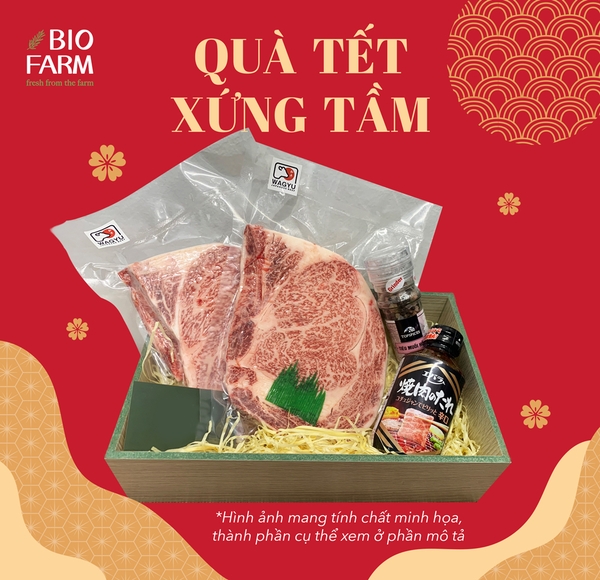 HỘP QUÀ THỊT BÒ WAGYU NHẬT A5 CAO CẤP