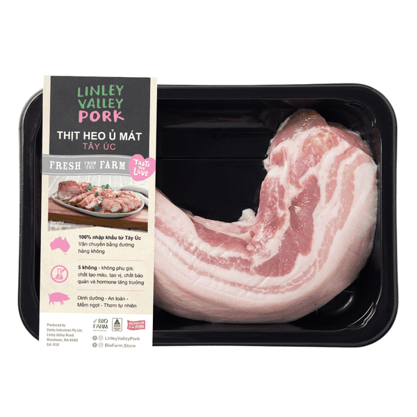 Ba chỉ heo(Linley Valley Pork Australia)