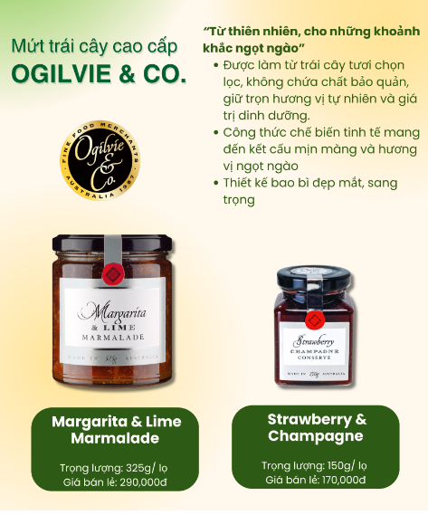 OGILVIE &Co - Mứt trái cây Tây Úc