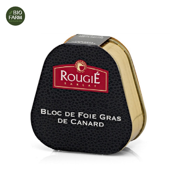 Pate gan ngỗng Rougie Bloc De Foie Gras De Canard 75g