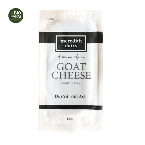 Goat Cheese Dusted with Ash (150g) - Meredith Dairy