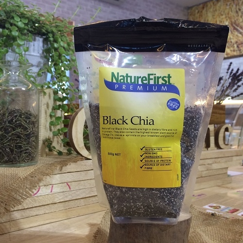 Nature First, Chia Seeds, Black 500g