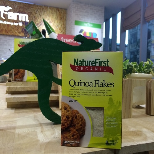 Nature First, Organic Quinoa Flakes, Box, 250gr