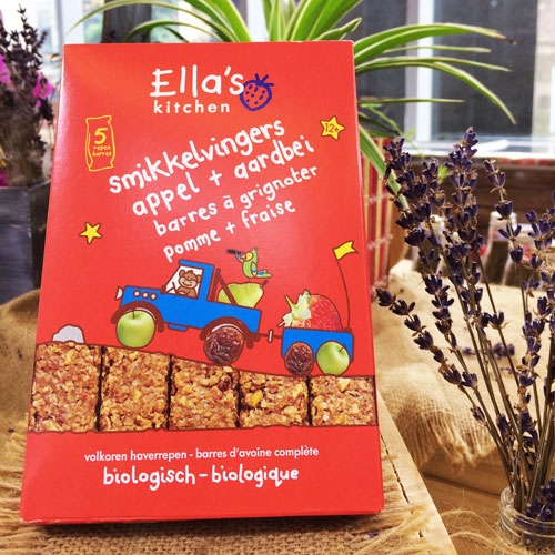 Ella's Kitchen Appel + aardbei 125g