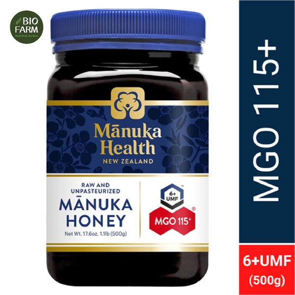 Mật ong Manuka - Chỉ số kháng khuẩn MGO 115+ (500g)