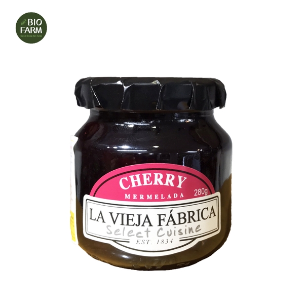 Mứt Trái cherry La Vieja Fábrica 280g - CHERRY SELECT CUISINE