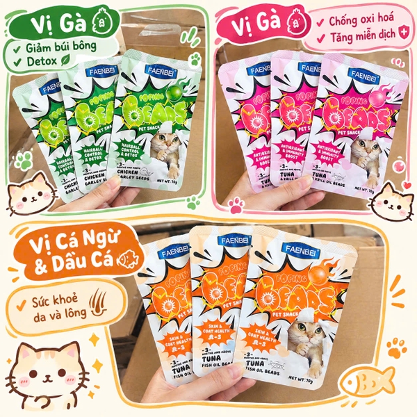 PATE DẠNG NƯỚC FAENBEI DÀNH CHO MÈO TRÊN 3 THÁNG TUỔI