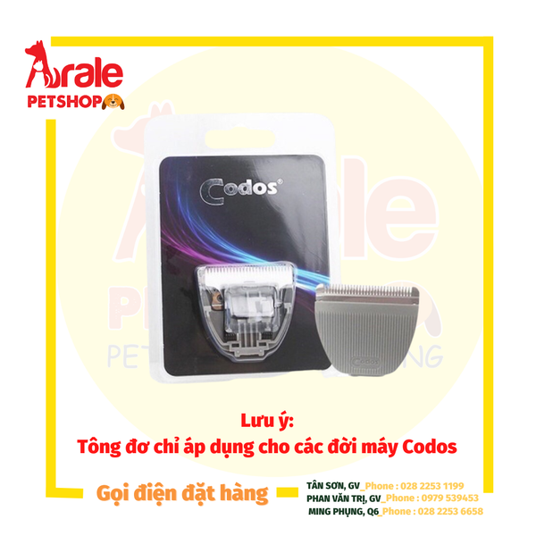 LƯỠI TÔNG ĐƠ CODOS 7800