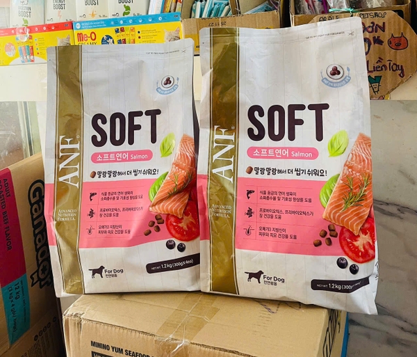 THỨC ĂN HẠT MỀM ANF SOFT VỊ CÁ HỒI DÀNH CHO CHÓ MỌI LỨA TUỔI
