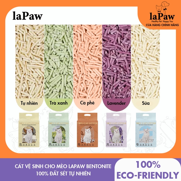 CÁT ĐẬU NÀNH LAPAW CHO MÈO 6L