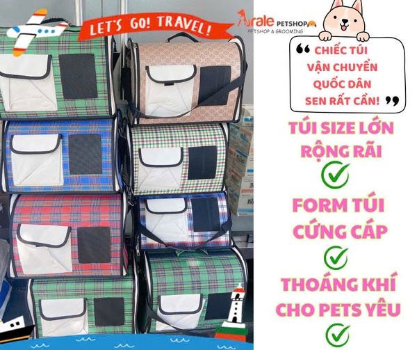 TÚI XÁCH VẬN CHUYỂN VÒM ABC CHO CHÓ MÈO