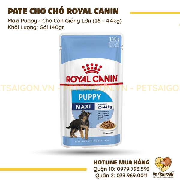 ROYAL CANIN - Thức Ăn Ướt Cho Chó Maxi Puppy