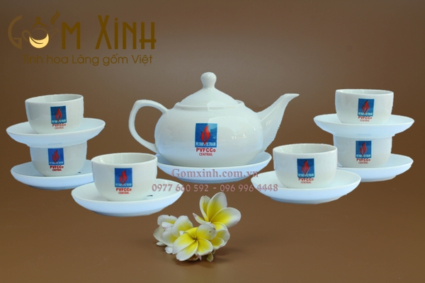 gốm xinh in logo