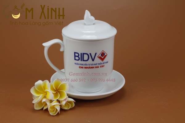 Cốc sứ cao cấp in logo giá tốt