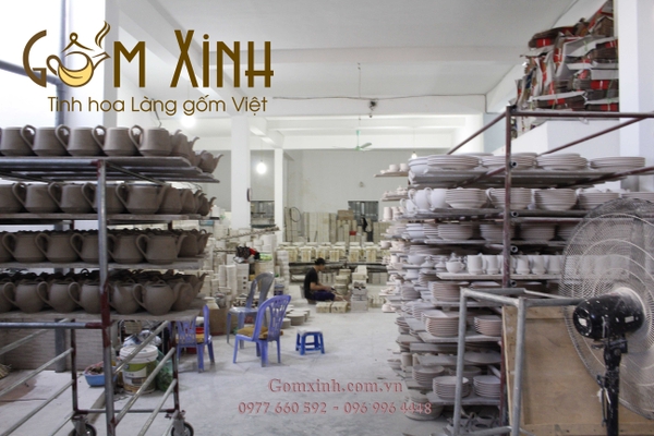 xưởng gốm xinh