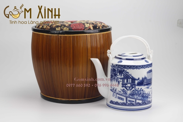 bao ủ ấm kèm ấm tích Bát Tràng