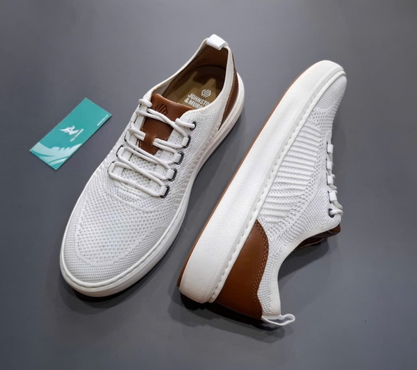 Giày thời trang/công sở Johnston & Murphy Knit - trắng
