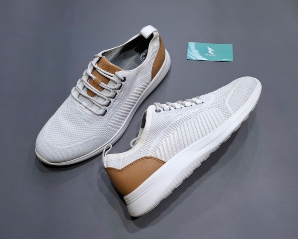 Giày thời trang/công sở Johnston & Murphy Knit - White