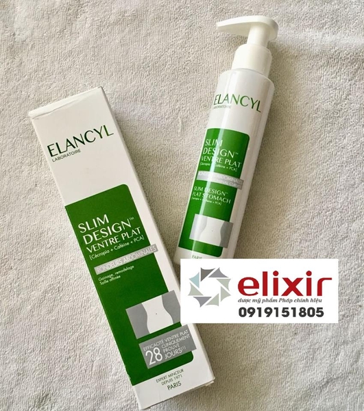 Kem Tan Mỡ Bụng Elancyl Slim Design Ventre Flat 150ml 