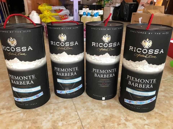 Vang bịch Ý Ricossa chứa dung tích 3 lít tiện lợi, giá tốt