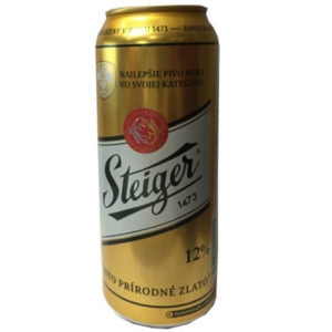 Bia Steiger vàng 12° Gold Lager – Lon cao 500m