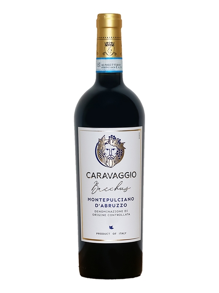 Rượu vang Ý Caravaggio Bacchus Montepulciano D’abruzzo-giá tốt nhất
