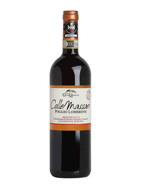 Rượu Vang Ý ColleMassari Poggio Lombrone Montecucco Sangiovese Riserva 2017
