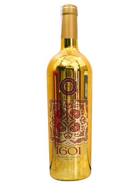 Vang Ý 1601 Negroamaro Sangiovese Puglia-GOLD