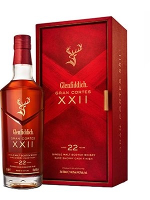 GLENFIDDICH 22 NĂM - GRAN CORTES XXII-CAM KẾT RƯỢU CHUẨN