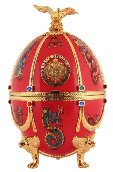 Rượu Vodka Trứng Imperial Faberge màu đỏ Ruby-Giá tốt nhất thị trường thị