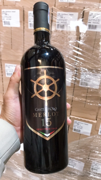 RƯỢU VANG CASTEL D’ORO MERLOT 15 ĐỘ