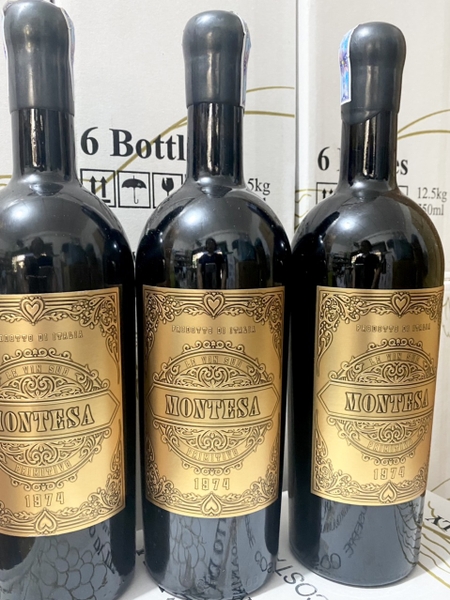 Rượu vang ý  Montesa Primitivo Puglia 17 độ -giá tốt  nhất thị trường