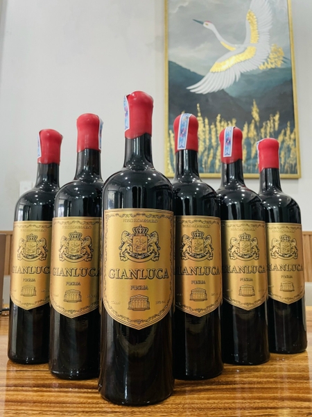 RƯỢU VANG Ý GIANLUCA  NEGROAMARO 17%