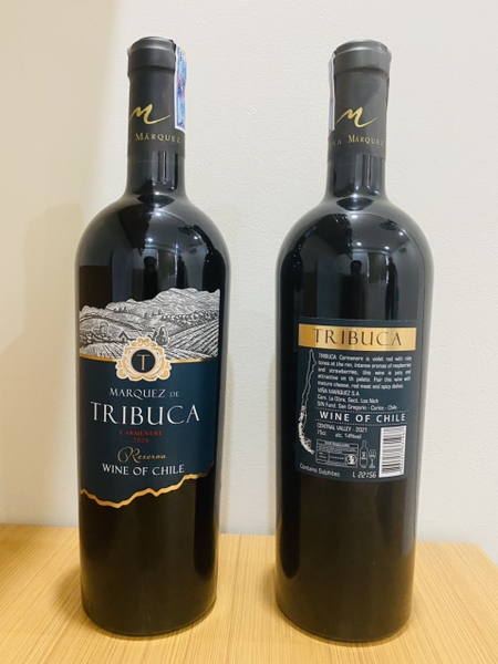 Rượu vang Chile Marquez DE Tribuca-GIÁ TỐT NHẤT