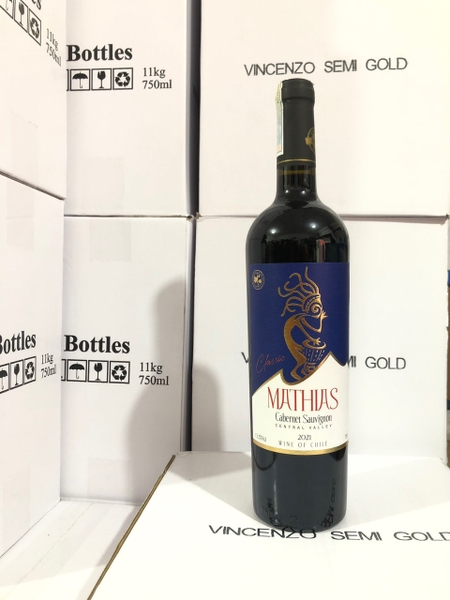 Rượu vang chile Mathias Cabernet sauvignon 13,5% Chính hãng  - Gía  tốt nhất thị trường.